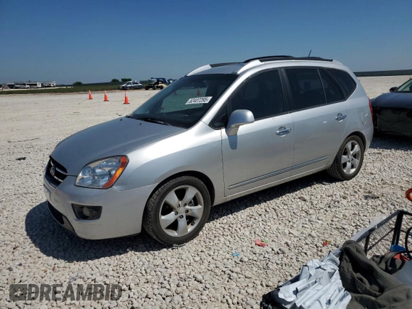2007 Kia Rondo LX with VIN KNAFG525577095150, listed as a Copart auction lot 52407295 with 91,105 mi miles and Clean Title. Bid and sale history available at carsss.com. Image 1.
