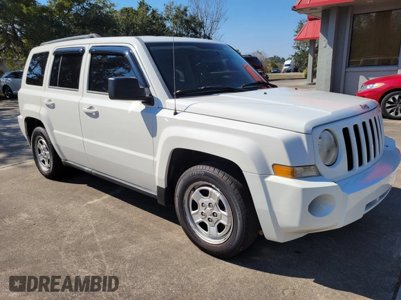 2010 Jeep Patriot Sport with VIN 1J4NT2GA7AD502905, listed as a IAAI auction lot 41705146 with 158,651 mi miles. Bid and sale history available at carsss.com. Image 1.