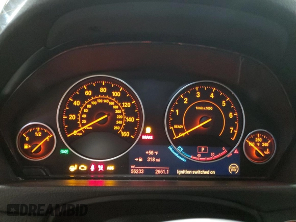 2015 BMW 4 Series 428i xDrive z VIN WBA3N9C56FK246152, wystawiony jako Copart lot #88752565 z przebiegiem 56 233 mil mil oraz Szkoda całkowita • Salvage title. Historia ofert i sprzedaży dostępna na DreamBid. Obrazek 9.