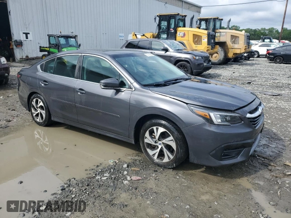 2022 Subaru Legacy Premium with VIN 4S3BWAD63N3005145, listed as a Copart auction lot 57310565 with 11,419 mi miles and Salvage title. Bid and sale history available at DreamBid. Image 4.