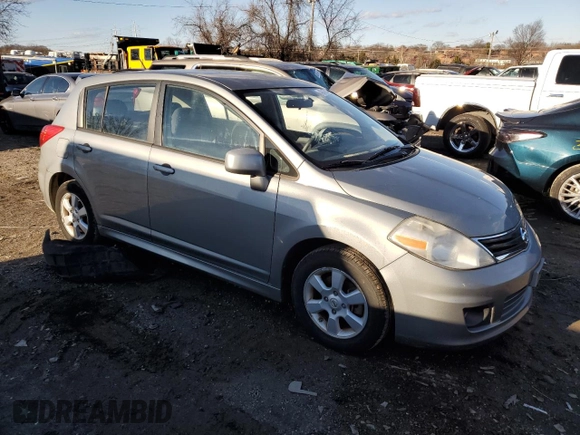 2010 Nissan Versa 1.8 SL with VIN 3N1BC1CPXAL431404, listed as a Copart auction lot 43817575 with 28,599 mi miles and Salvage Title. Bid and sale history available at carsss.com. Image 4.