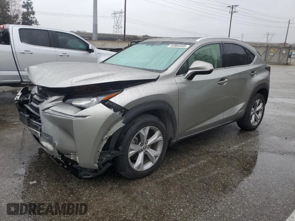 2017 Lexus NX 300h with VIN JTJBJRBZ8H2054214, listed as a Copart auction lot 44984455 with 85,457 mi miles and Clean Title. Bid and sale history available at DreamBid. Image 1.