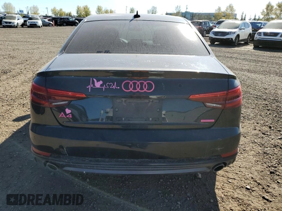 2017 Audi A4 Prestige with VIN WAUFNAF42HA074924, listed as a Copart auction lot 71803444 with 101,354 mi miles and Salvage Title. Bid and sale history available at carsss.com. Image 6.