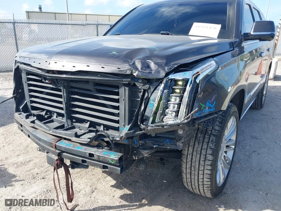 2017 Cadillac Escalade Premium Luxury with VIN 1GYS4CKJ5HR293450, listed as a IAAI auction lot 41951478 with 51,882 mi miles. Bid and sale history available at carsss.com. Image 6.