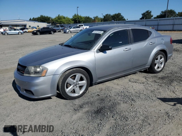 2014 Dodge Avenger SE с VIN 1C3CDZAG4EN174931, выставлен на аукционе Copart как лот 64101535 с пробегом 125 190 миль миль и Чистый • Clean title. История ставок и продаж доступна на DreamBid. Изображение 1.