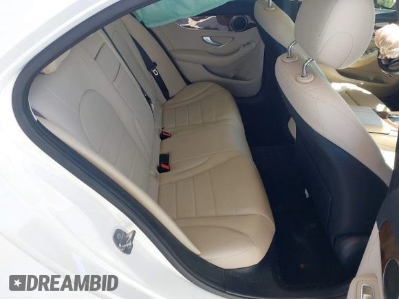 2017 Mercedes-Benz C 300 with VIN WDDWF4JB5HR286828, listed as a IAAI auction lot 41894957 with 57,325 mi miles and . Bid and sale history available at carsss.com. Image 8.