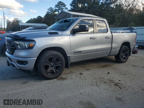 2021 Ram 1500 Big Horn z VIN 1C6RREBT3MN811115, wystawiony jako Copart lot #85312554 z przebiegiem 70 823 mil mil oraz Szkoda całkowita • Salvage title. Historia ofert i sprzedaży dostępna na DreamBid. Obrazek 1.