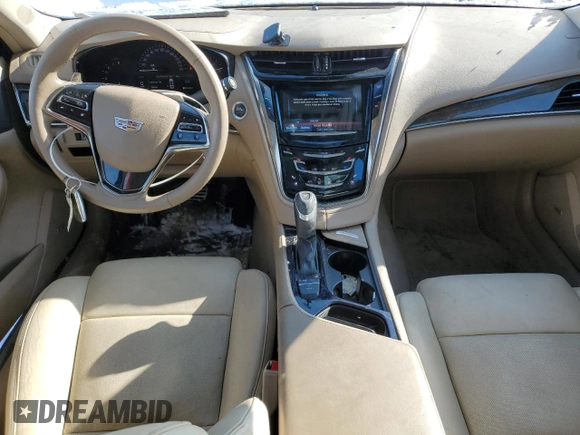 2015 Cadillac CTS Luxury AWD with VIN 1G6AX5SX5F0142864, listed as a Copart auction lot 44492445 with 87,199 mi miles and Salvage Title. Bid and sale history available at DreamBid. Image 8.