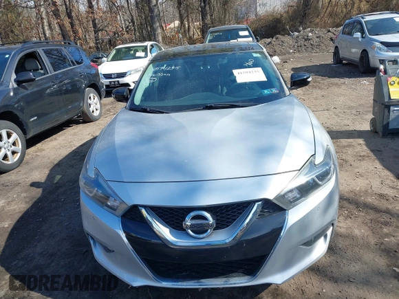 2016 Nissan Maxima SV with VIN 1N4AA6AP7GC447830, listed as a IAAI auction lot 41594235 with 46,493 mi miles and . Bid and sale history available at DreamBid. Image 12.