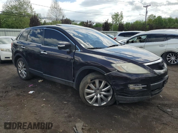 2008 Mazda CX-9 Grand Touring with VIN JM3TB38V380146937, listed as a Copart auction lot 55755375 with 197,342 mi miles and Salvage Title. Bid and sale history available at DreamBid. Image 4.