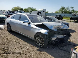 2018 Mercedes-Benz S with VIN WDDUG6EB7JA373919, listed as a Copart auction lot 52158955 with Not Provided miles and Salvage Title. Bid and sale history available at carsss.com. Image 4.