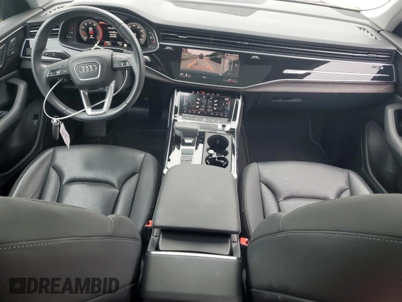 2019 Audi Q8 Premium Plus with VIN WA1EVAF16KD020627, listed as a Copart auction lot 59046315 with 43,305 mi miles and Salvage title. Bid and sale history available at DreamBid. Image 8.