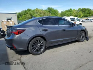 2019 Acura ILX Premium with VIN 19UDE2F88KA006980, listed as a Copart auction lot 57601465 with 60,271 mi miles and Salvage title. Bid and sale history available at DreamBid. Image 3.