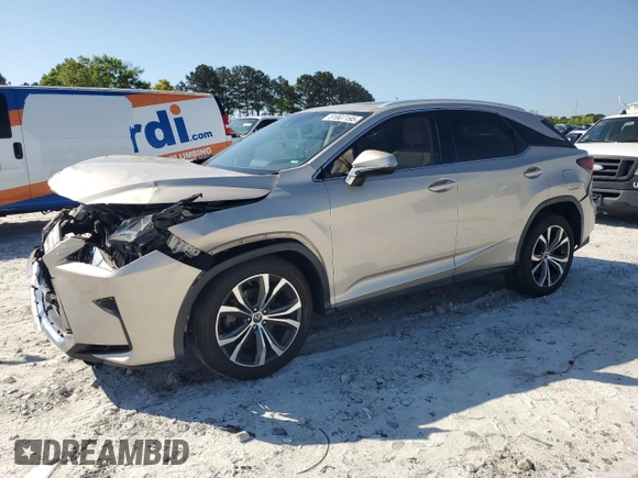2019 Lexus RX with VIN 2T2ZZMCA7KC124750, listed as a Copart auction lot 51807195 with 92,709 mi miles and Salvage Title. Bid and sale history available at carsss.com. Image 1.