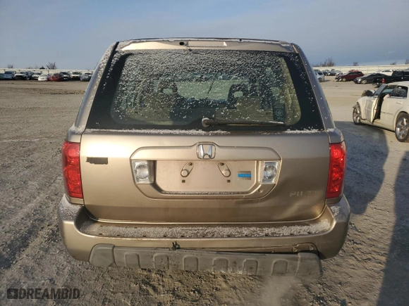 2004 Honda Pilot LX with VIN 2HKYF181X4H571864, listed as a Copart auction lot 41857045 with 344,479 mi miles and Salvage Title. Bid and sale history available at carsss.com. Image 6.