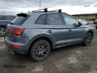 2023 Audi SQ5 Premium Plus with VIN WA1B4AFY0P2102679, listed as a Copart auction lot 47826385 with 13,986 mi miles and Salvage Title. Bid and sale history available at carsss.com. Image 3.