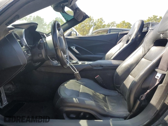 2017 Chevrolet Corvette 3LT with VIN 1G1YF3D70H5123914, listed as a Copart auction lot 49050035 with 64,116 mi miles and Clean Title. Bid and sale history available at carsss.com. Image 7.