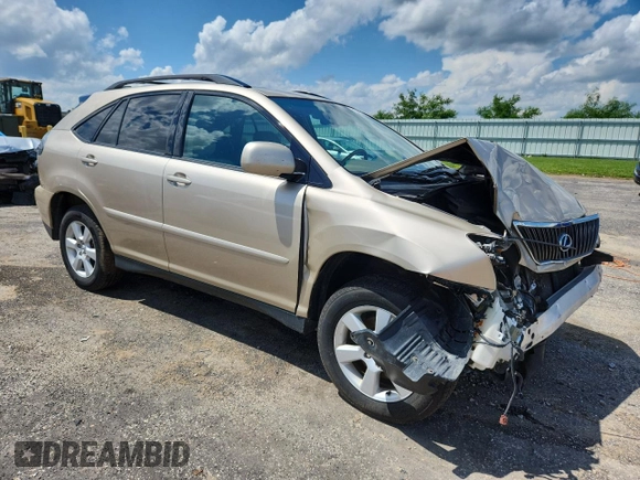 2005 Lexus RX 330 z VIN 2T2HA31U15C047095, wystawiony jako Copart lot #62341385 z przebiegiem 165 999 mil mil oraz Nie do naprawy • Non repairable. Historia ofert i sprzedaży dostępna na DreamBid. Obrazek 4.