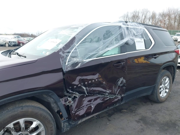 2020 Chevrolet Traverse LT Cloth with VIN 1GNEVGKW8LJ151515, listed as a IAAI auction lot 41685626 with 107,107 mi miles. Bid and sale history available at carsss.com. Image 6.