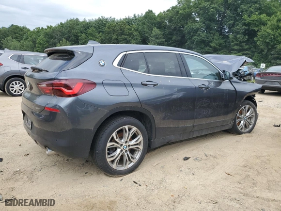 2021 BMW X2 xDrive28i with VIN WBXYJ1C06M5S94257, listed as a Copart auction lot 62391984 with 38,387 mi miles and Salvage Title. Bid and sale history available at carsss.com. Image 3.