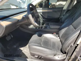 2022 Tesla Model 3 with VIN 5YJ3E1EA2NF188955, listed as a Copart auction lot 47263395 with 119,418 mi miles and Salvage Title. Bid and sale history available at DreamBid. Image 7.