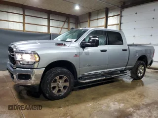 2024 Ram 2500 Big Horn z VIN 3C6UR5DL7RG244706, wystawiony jako Copart lot #59839795 z przebiegiem 66 141 mil mil oraz Czysty tytuł • Clean title. Historia ofert i sprzedaży dostępna na DreamBid. Obrazek 1.