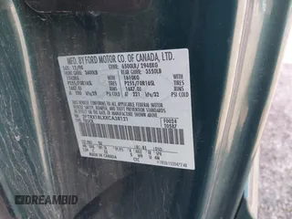 1999 Ford F-150 XL с VIN 2FTRX18LXXCA38121, выставлен на аукционе IAAI как лот 42758364 с пробегом 131 085 миль миль и . История ставок и продаж доступна на DreamBid. Изображение 9.