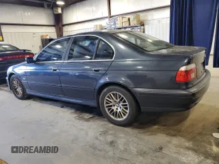 2003 BMW 5 Series 530iA with VIN WBADT63433CK32991, listed as a Copart auction lot 46461185 with 177,488 mi miles and Salvage Title. Bid and sale history available at carsss.com. Image 2.