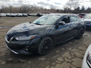 2020 Nissan Maxima SR with VIN 1N4AA6EV8LC381971, listed as a Copart auction lot 49859545 with 65,169 mi miles and Salvage Title. Bid and sale history available at DreamBid. Image 1.