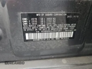 2018 Subaru Legacy Limited with VIN 4S3BNAN64J3031281, listed as a Copart auction lot 52573575 with 48,263 mi miles and Salvage Title. Bid and sale history available at carsss.com. Image 13.