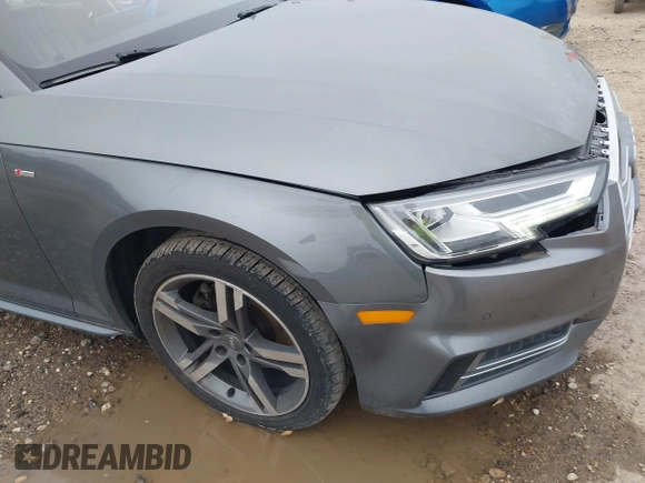 2018 Audi A4 Premium Plus with VIN WAULMAF48JA218178, listed as a IAAI auction lot 41285101 with 47,570 mi miles. Bid and sale history available at carsss.com. Image 18.