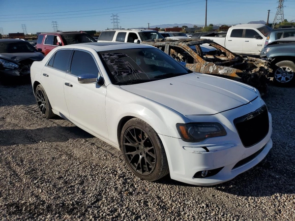 2012 Chrysler 300 with VIN 2C3CCAETXCH147184, listed as a Copart auction lot 80349044 with 111,849 mi miles and Salvage Title. Bid and sale history available at carsss.com. Image 4.