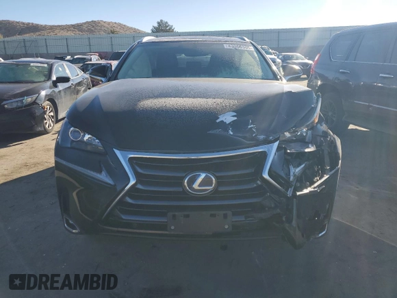 2017 Lexus NX 300h with VIN JTJBJRBZ0H2050903, listed as a Copart auction lot 43366305 with 55,965 mi miles and Salvage Title. Bid and sale history available at DreamBid. Image 5.