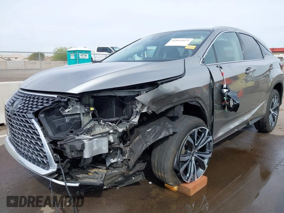 2022 Lexus RX with VIN 2T2HZMDA4NC349643, listed as a IAAI auction lot 41814163 with 10,147 mi miles. Bid and sale history available at carsss.com. Image 6.