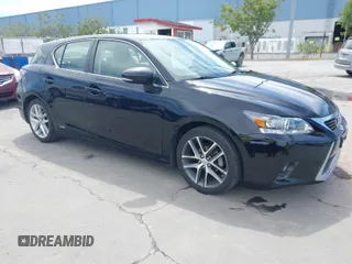 2015 Lexus CT 200h Hybrid with VIN JTHKD5BH7F2230451, listed as a IAAI auction lot 42024891 with 204,561 mi miles. Bid and sale history available at carsss.com. Image 1.