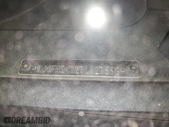 2007 Jeep Wrangler Sahara with VIN 1J4FA54127L127598, listed as a Copart auction lot 44049475 with 222,867 mi miles and Salvage title. Bid and sale history available at DreamBid. Image 12.