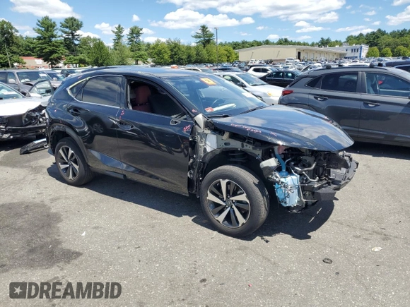 2020 Lexus NX 300 with VIN JTJGARDZ0L5004482, listed as a Copart auction lot 64553215 with 38,436 mi miles and Salvage title. Bid and sale history available at DreamBid. Image 4.