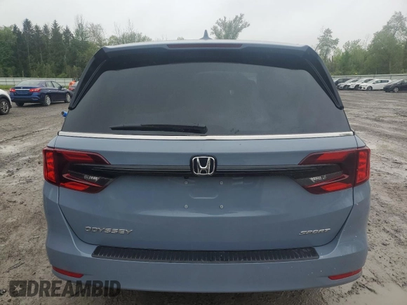 2024 Honda Odyssey Sport z VIN 5FNRL6H75RB057537, wystawiony jako Copart lot #57579345 z przebiegiem 6 463 mil mil oraz Szkoda całkowita • Salvage title. Historia ofert i sprzedaży dostępna na DreamBid. Obrazek 6.