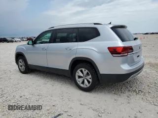 2018 Volkswagen Atlas Launch Edition with VIN 1V2BR2CA4JC500319, listed as a Copart auction lot 55771225 with 76,511 mi miles and Salvage title. Bid and sale history available at DreamBid. Image 2.