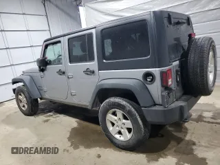 2015 Jeep Wrangler Unlimited Willys Wheeler with VIN 1C4BJWDGXFL503056, listed as a Copart auction lot 47191265 with Not Provided miles and Salvage Title. Bid and sale history available at DreamBid. Image 2.