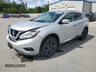 2017 Nissan Murano SL с VIN 5N1AZ2MH0HN161772, выставлен на аукционе Copart как лот 60642665 с пробегом 159 261 миль миль и Списание • Salvage title. История ставок и продаж доступна на DreamBid. Изображение 1.