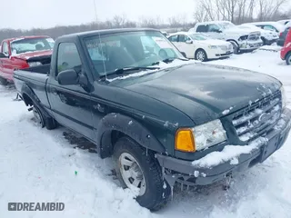2003 Ford Ranger XL with VIN 1FTYR10U13PA86271, listed as a IAAI auction lot 41609518 with 118,257 mi miles. Bid and sale history available at carsss.com. Image 1.