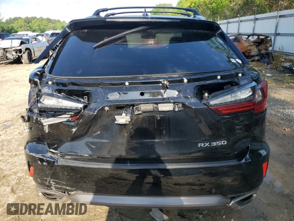 2016 Lexus RX 350 with VIN 2T2BZMCA3GC022905, listed as a Copart auction lot 55803315 with 121,774 mi miles and Salvage title. Bid and sale history available at DreamBid. Image 6.