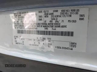 2015 Ford Transit Cargo with VIN 1FTNR1ZM6FKA65780, listed as a IAAI auction lot 41682836 with 144,338 mi miles and . Bid and sale history available at DreamBid. Image 9.