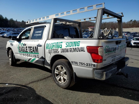 2017 Nissan Titan SV with VIN 1N6AA1EJ6HN569424, listed as a Copart auction lot 84679594 with 0 mi miles and Clean Title. Bid and sale history available at carsss.com. Image 2.
