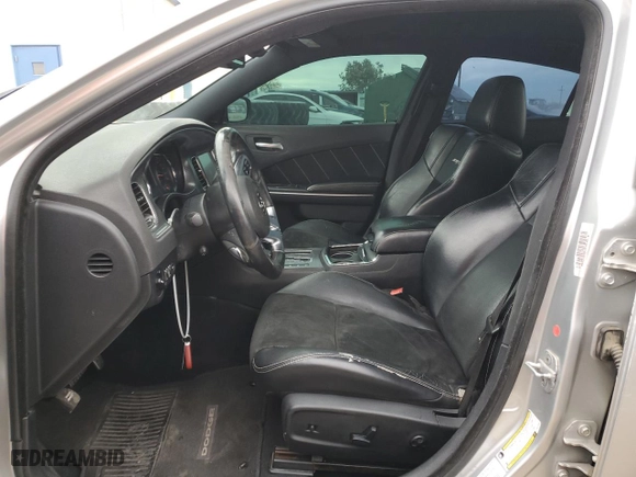 2012 Dodge Charger SRT8 with VIN 2C3CDXEJ6CH114987, listed as a Copart auction lot 87500795 with 165,176 mi miles and Salvage Title. Bid and sale history available at carsss.com. Image 7.