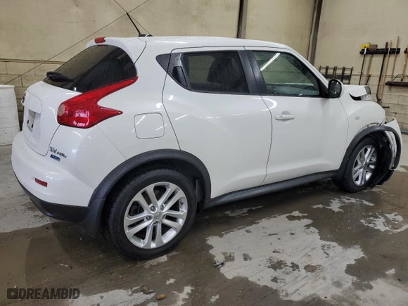 2014 Nissan Juke SL with VIN JN8AF5MV3ET359701, listed as a Copart auction lot 44543035 with 57,565 mi miles and Salvage Title. Bid and sale history available at carsss.com. Image 3.