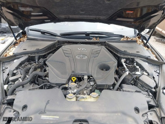 2021 Infiniti Q50 3.0t SIGNATURE EDITION with VIN JN1EV7CP2MM706574, listed as a IAAI auction lot 41643762 with 33,868 mi miles. Bid and sale history available at carsss.com. Image 10.