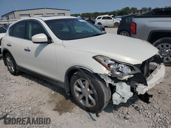 2008 Infiniti EX Journey with VIN JNKAJ09F18M351012, listed as a Copart auction lot 70030344 with 115,744 mi miles and Salvage Title. Bid and sale history available at carsss.com. Image 4.