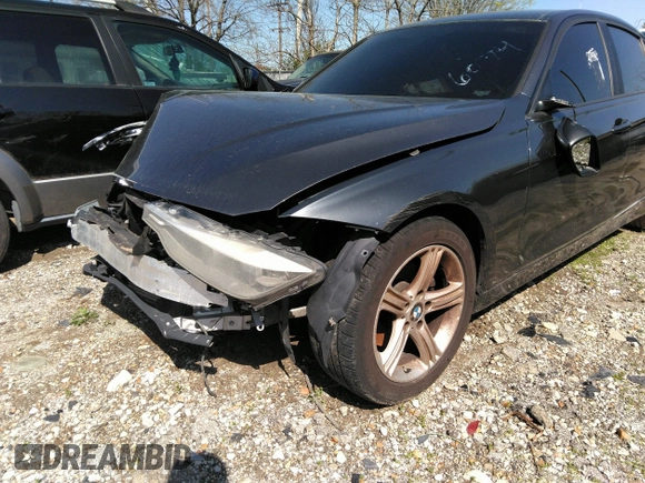 2012 BMW 3 Series 328i with VIN WBA3A5C57CF346074, listed as a IAAI auction lot 41985521 with 160,172 mi miles. Bid and sale history available at carsss.com. Image 13.